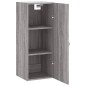 vidaXL Armario de pared gris Sonoma 34,5x34x90 cm vidaXL Armario de pared gris Sonoma 34,5x34x90 cm