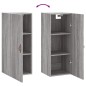 vidaXL Armario de pared gris Sonoma 34,5x34x90 cm vidaXL Armario de pared gris Sonoma 34,5x34x90 cm