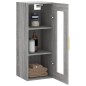 vidaXL Armario de pared gris Sonoma 34,5x34x90 cm vidaXL Armario de pared gris Sonoma 34,5x34x90 cm