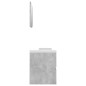 vidaXL Juego de muebles de baño madera de ingeniería gris hormigón vidaXL Juego de muebles de baño madera de ingeniería gris hormigón