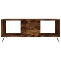 vidaXL Mesa de centro madera contrachapada roble ahumado 102x50x40 cm vidaXL Mesa de centro madera contrachapada roble ahumado 102x50x40 cm