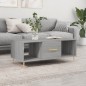 vidaXL Mesa de centro madera contrachapada gris Sonoma 102x50x40 cm vidaXL Mesa de centro madera contrachapada gris Sonoma 102x50x40 cm