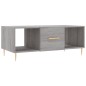 vidaXL Mesa de centro madera contrachapada gris Sonoma 102x50x40 cm vidaXL Mesa de centro madera contrachapada gris Sonoma 102x50x40 cm