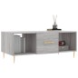 vidaXL Mesa de centro madera contrachapada gris Sonoma 102x50x40 cm vidaXL Mesa de centro madera contrachapada gris Sonoma 102x50x40 cm