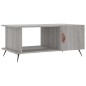 vidaXL Mesa de centro madera contrachapada gris Sonoma 90x50x40 cm vidaXL Mesa de centro madera contrachapada gris Sonoma 90x50x40 cm