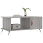 vidaXL Mesa de centro madera contrachapada gris Sonoma 90x50x40 cm vidaXL Mesa de centro madera contrachapada gris Sonoma 90x50x40 cm