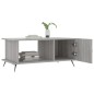 vidaXL Mesa de centro madera contrachapada gris Sonoma 90x50x40 cm vidaXL Mesa de centro madera contrachapada gris Sonoma 90x50x40 cm
