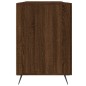 vidaXL Escritorio madera de ingeniería roble marrón 140x50x75 cm vidaXL Escritorio madera de ingeniería roble marrón 140x50x75 cm