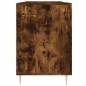 vidaXL Escritorio madera de ingeniería roble ahumado 140x50x75 cm vidaXL Escritorio madera de ingeniería roble ahumado 140x50x75 cm