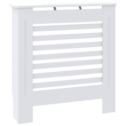 vidaXL Cubierta para radiador MDF blanco 78 cm