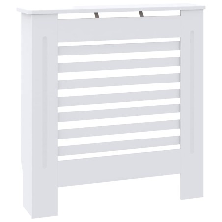 vidaXL Cubierta para radiador MDF blanco 78 cm