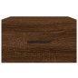 vidaXL Mesita de noche de pared color roble marrón 35x35x20 cm vidaXL Mesita de noche de pared color roble marrón 35x35x20 cm