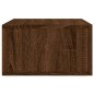 vidaXL Mesita de noche de pared color roble marrón 35x35x20 cm vidaXL Mesita de noche de pared color roble marrón 35x35x20 cm