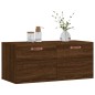 vidaXL Armario de pared madera ingeniería marrón roble 80x36,5x35 cm vidaXL Armario de pared madera ingeniería marrón roble 80x36,5x35 cm