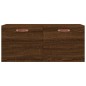 vidaXL Armario de pared madera ingeniería marrón roble 80x36,5x35 cm vidaXL Armario de pared madera ingeniería marrón roble 80x36,5x35 cm