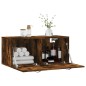 vidaXL Armario de pared madera ingeniería roble ahumado 80x36,5x35 cm vidaXL Armario de pared madera ingeniería roble ahumado 80x36,5x35 cm