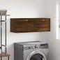 vidaXL Armario de pared madera ingeniería marrón roble 100x36,5x35 cm vidaXL Armario de pared madera ingeniería marrón roble 100x36,5x35 cm