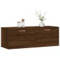 vidaXL Armario de pared madera ingeniería marrón roble 100x36,5x35 cm vidaXL Armario de pared madera ingeniería marrón roble 100x36,5x35 cm