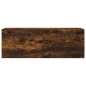 vidaXL Armario de pared madera ingeniería roble ahumado 100x36,5x35 cm vidaXL Armario de pared madera ingeniería roble ahumado 100x36,5x35 cm