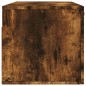 vidaXL Armario de pared madera ingeniería roble ahumado 100x36,5x35 cm vidaXL Armario de pared madera ingeniería roble ahumado 100x36,5x35 cm