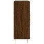 vidaXL Aparador de madera de ingeniería marrón roble 69,5x34x90 cm vidaXL Aparador de madera de ingeniería marrón roble 69,5x34x90 cm
