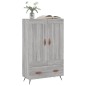 vidaXL Aparador alto madera de ingeniería gris Sonoma 69,5x31x115 cm vidaXL Aparador alto madera de ingeniería gris Sonoma 69,5x31x115 cm