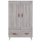 vidaXL Aparador alto madera de ingeniería gris Sonoma 69,5x31x115 cm vidaXL Aparador alto madera de ingeniería gris Sonoma 69,5x31x115 cm