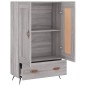 vidaXL Aparador alto madera de ingeniería gris Sonoma 69,5x31x115 cm vidaXL Aparador alto madera de ingeniería gris Sonoma 69,5x31x115 cm