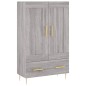 vidaXL Aparador alto madera de ingeniería gris Sonoma 69,5x31x115 cm vidaXL Aparador alto madera de ingeniería gris Sonoma 69,5x31x115 cm