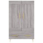 vidaXL Aparador alto madera de ingeniería gris Sonoma 69,5x31x115 cm vidaXL Aparador alto madera de ingeniería gris Sonoma 69,5x31x115 cm