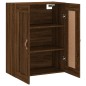 vidaXL Armario de pared madera ingeniería roble marrón 69,5x34x90 cm vidaXL Armario de pared madera ingeniería roble marrón 69,5x34x90 cm