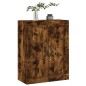 vidaXL Armario de pared madera ingeniería roble ahumado 69,5x34x90 cm vidaXL Armario de pared madera ingeniería roble ahumado 69,5x34x90 cm