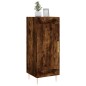 vidaXL Aparador madera de ingeniería roble ahumado 34,5x34x90 cm vidaXL Aparador madera de ingeniería roble ahumado 34,5x34x90 cm
