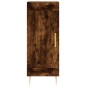 vidaXL Aparador madera de ingeniería roble ahumado 34,5x34x90 cm vidaXL Aparador madera de ingeniería roble ahumado 34,5x34x90 cm