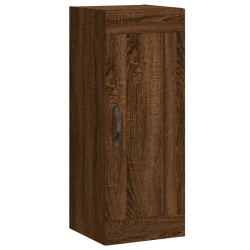 vidaXL Armario de pared madera ingeniería marrón roble 34,5x34x90 cm