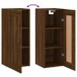 vidaXL Armario de pared madera ingeniería marrón roble 34,5x34x90 cm vidaXL Armario de pared madera ingeniería marrón roble 34,5x34x90 cm