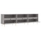 vidaXL Mueble para TV madera contrachapada gris Sonoma 150x30x44,5 cm vidaXL Mueble para TV madera contrachapada gris Sonoma 150x30x44,5 cm