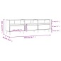 vidaXL Mueble para TV madera contrachapada gris Sonoma 150x30x44,5 cm vidaXL Mueble para TV madera contrachapada gris Sonoma 150x30x44,5 cm