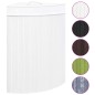 vidaXL Cesto para la ropa sucia de esquina bambú blanco 60 L vidaXL Cesto para la ropa sucia de esquina bambú blanco 60 L