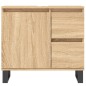 vidaXL Armario de baño madera contrachapada roble Sonoma 65x33x60 cm vidaXL Armario de baño madera contrachapada roble Sonoma 65x33x60 cm