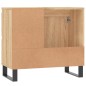 vidaXL Armario de baño madera contrachapada roble Sonoma 65x33x60 cm vidaXL Armario de baño madera contrachapada roble Sonoma 65x33x60 cm