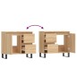 vidaXL Armario de baño madera contrachapada roble Sonoma 65x33x60 cm vidaXL Armario de baño madera contrachapada roble Sonoma 65x33x60 cm
