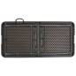 vidaXL Mesa de jardín plegable HDPE marrón aspecto ratán 120x60x74 cm vidaXL Mesa de jardín plegable HDPE marrón aspecto ratán 120x60x74 cm