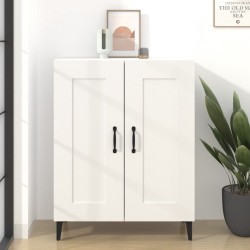 vidaXL Aparador de madera contrachapada blanco 69,5x34x90 cm