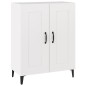 vidaXL Aparador de madera contrachapada blanco 69,5x34x90 cm vidaXL Aparador de madera contrachapada blanco 69,5x34x90 cm