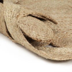 vidaXL Alfombra hecha a mano de yute trenzado 150 cm