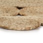vidaXL Alfombra hecha a mano de yute trenzado 150 cm vidaXL Alfombra hecha a mano de yute trenzado 150 cm