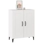 vidaXL Aparador de madera contrachapada blanco 69,5x34x90 cm vidaXL Aparador de madera contrachapada blanco 69,5x34x90 cm