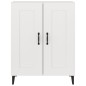 vidaXL Aparador de madera contrachapada blanco 69,5x34x90 cm vidaXL Aparador de madera contrachapada blanco 69,5x34x90 cm