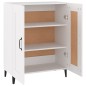 vidaXL Aparador de madera contrachapada blanco 69,5x34x90 cm vidaXL Aparador de madera contrachapada blanco 69,5x34x90 cm